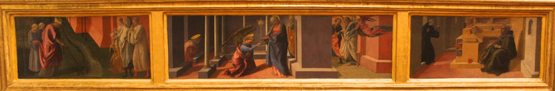 Prédella do retábulo Barbadori - Fra Filippo Lippi