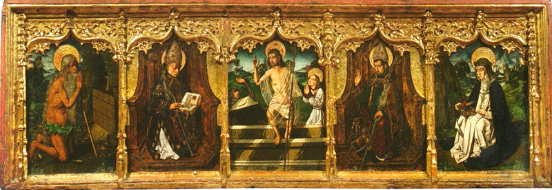 predela do retábulo de Santa Engrácia - Bartolomé Bermejo