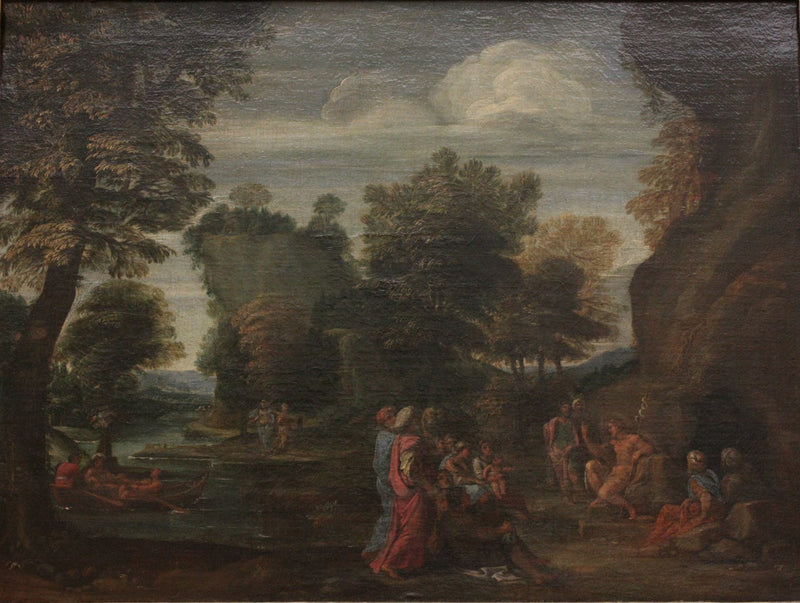 Pregação de São João Batista - Annibale Carracci