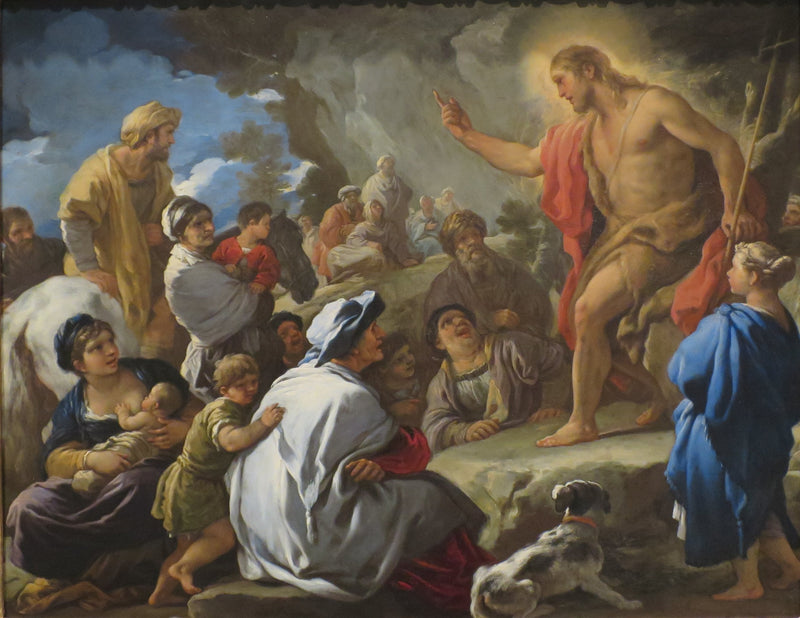 Pregação de São João Batista - Luca Giordano