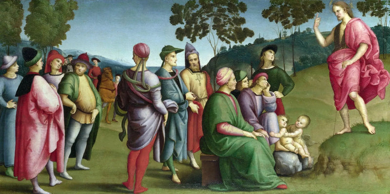 Pregação de São João Batista - Rafael Sanzio