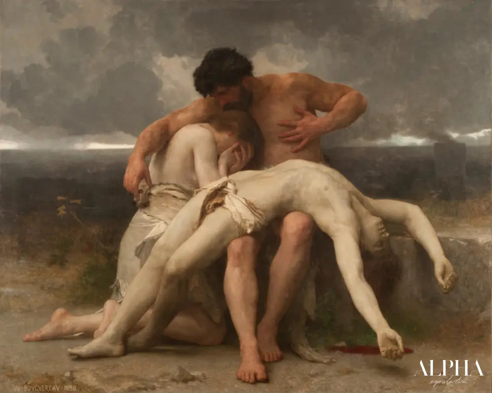 Premier Deuil - William Bouguereau - Reproductions de tableaux et peintures haut de gamme