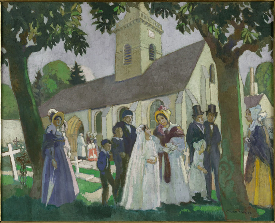 Primeira comunhão de Léopoldine em Fourqueux - Maurice Denis