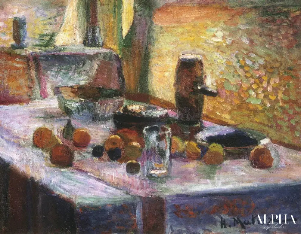 Première nature morte à l'orange début 1899 - Matisse - Reproductions de tableaux et peintures haut de gamme