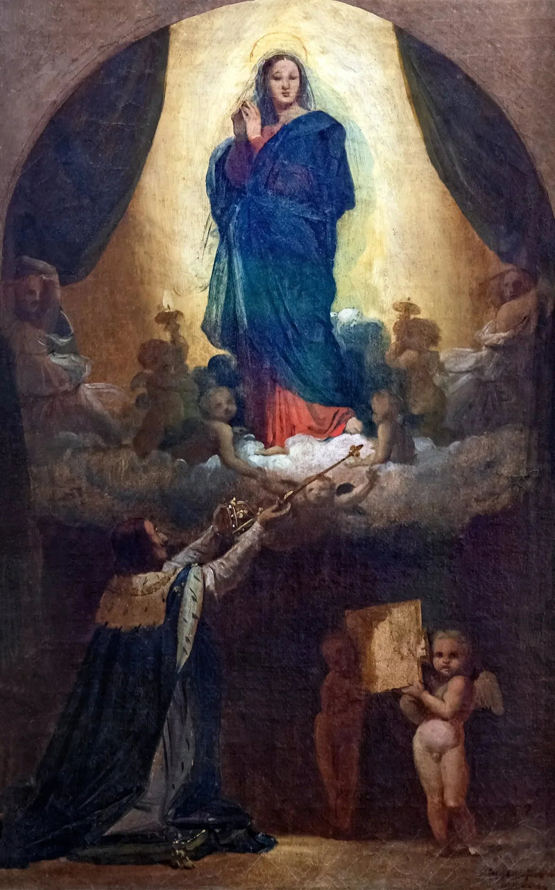 Primeira Pensamento do Voto de Luís XIII - Jean-Auguste-Dominique Ingres