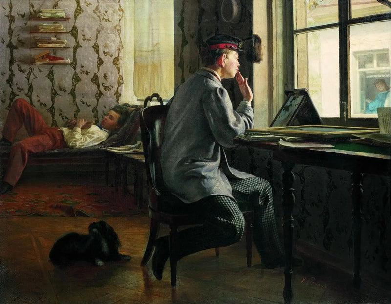 Preparação para o exame - Ilya Repin