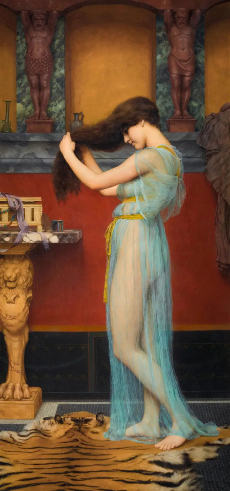 Preparação do banho - John William Godward