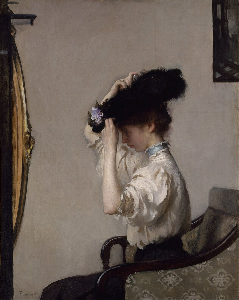 Preparação para a manhã - Edmund Charles Tarbell