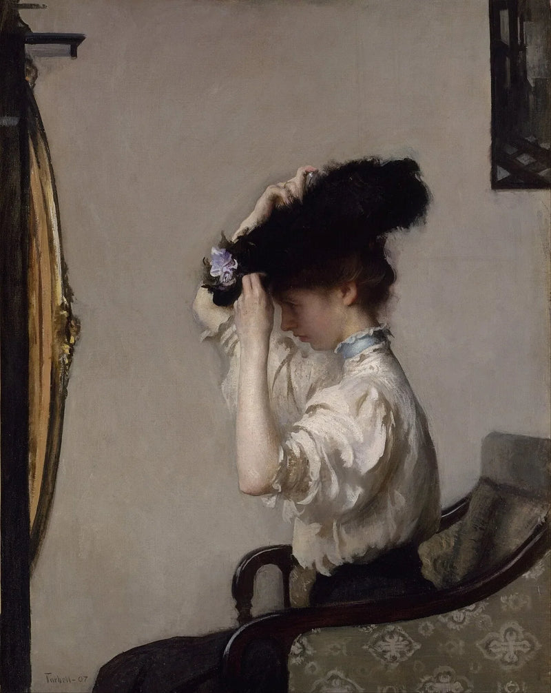 Preparação para a manhã - Edmund Charles Tarbell