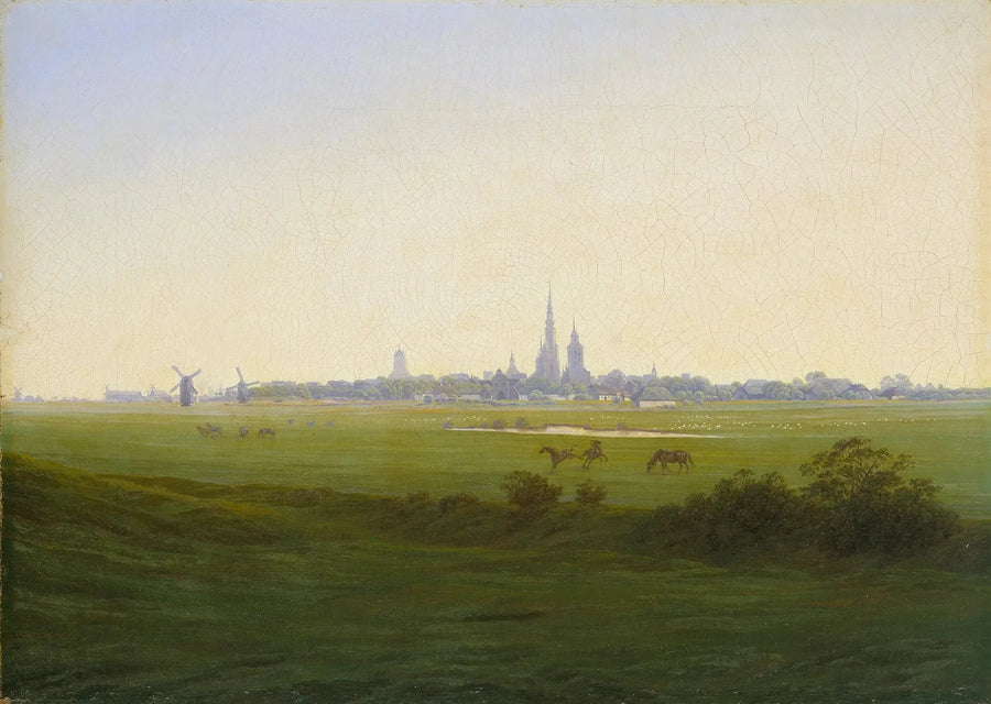 Perto de Greifswald - Caspar David Friedrich
