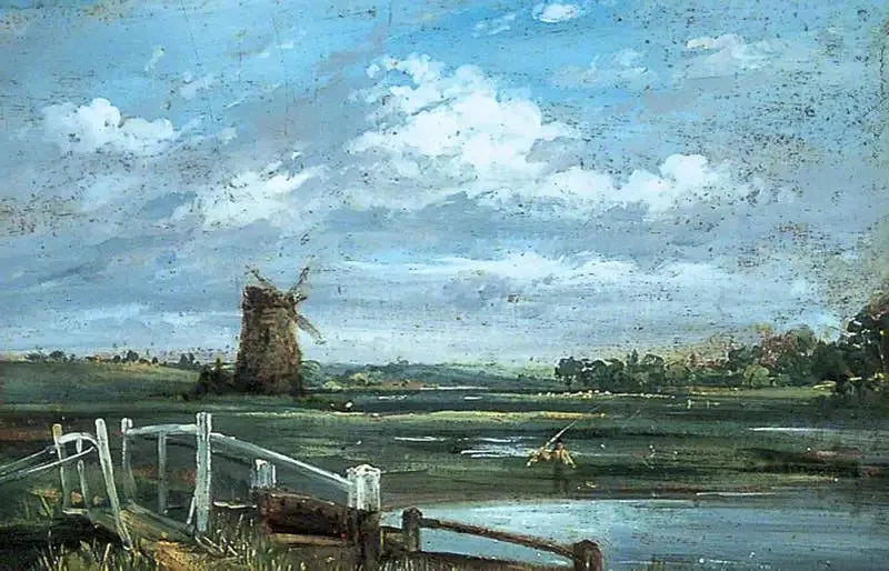 Perto de Haddon, Derbyshire (?) - John Constable
