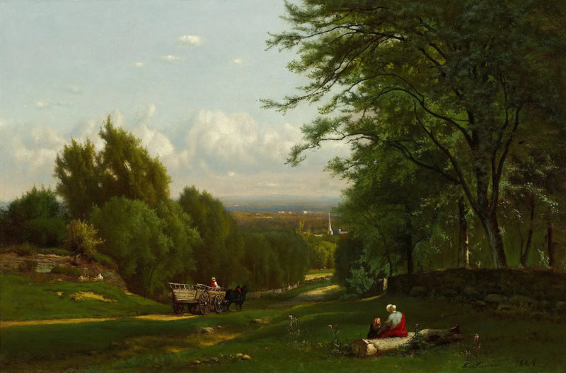 Perto de Leeds, Nova York - George Inness