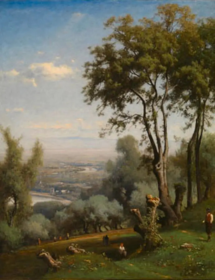 Perto de Perugia, Itália - George Inness