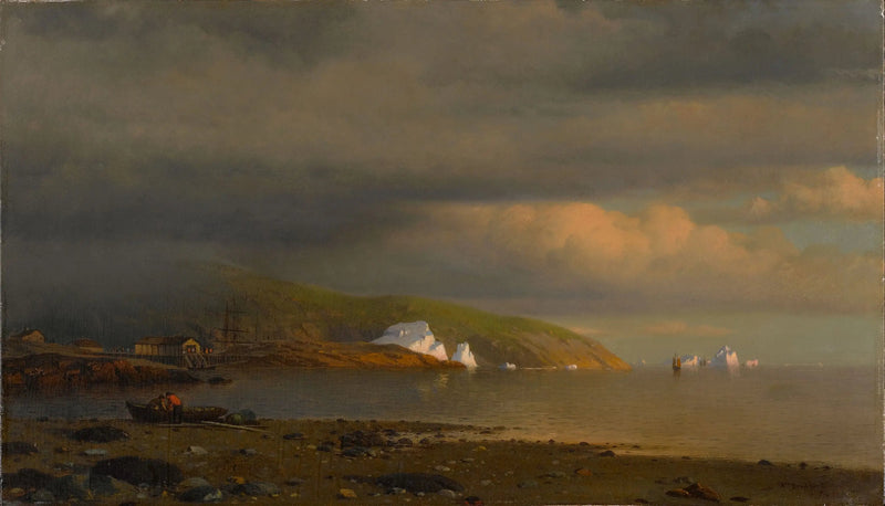 Perto do Cabo St. Johns, costa de Labrador - William Bradford