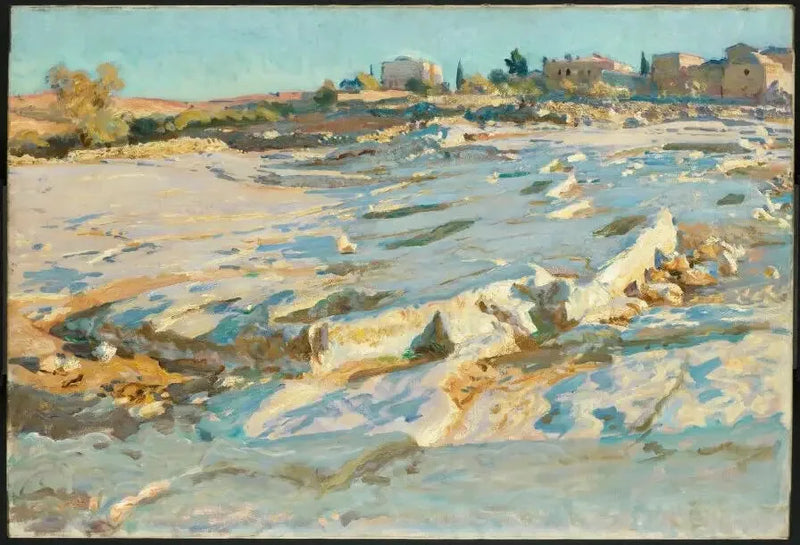 Perto do Monte das Oliveiras, Jerusalém - John Singer Sargent