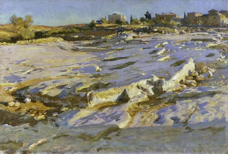 Perto do Monte das Oliveiras, Jerusalém - John Singer Sargent