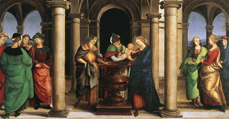 La Présentation au Temple - Raphaël Sanzio