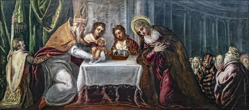 Apresentação de Jesus no Templo - Jacopo Tintoretto