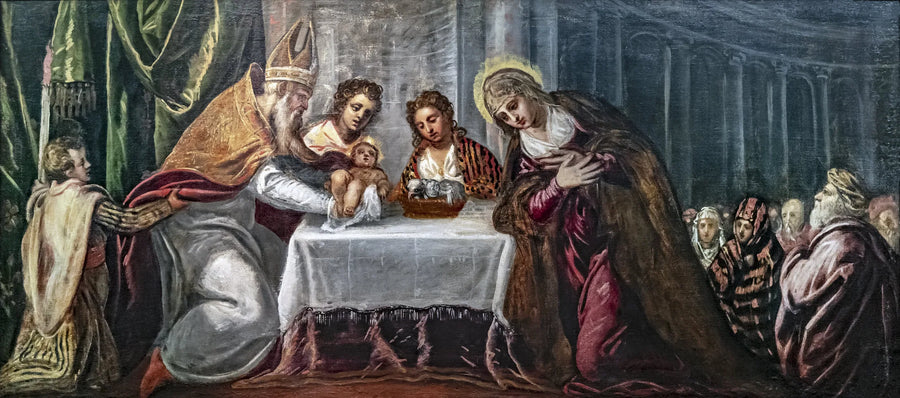 Apresentação de Jesus no Templo - Jacopo Tintoretto