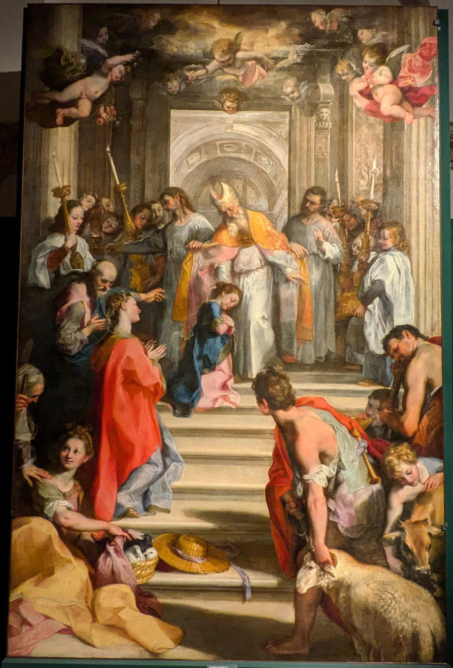 Apresentação da Virgem Maria no Templo - Federico Barroci