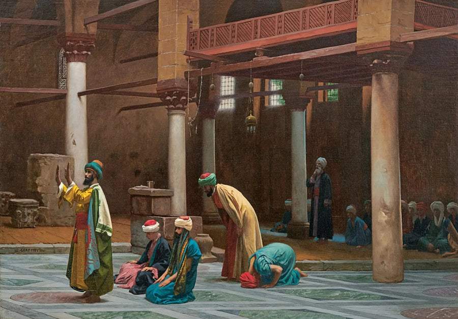 Oração na mesquita - Jean-Léon Gérôme