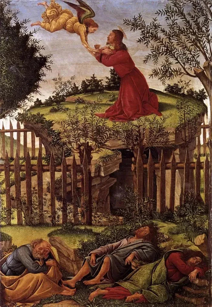 A Oração no Jardim das Oliveiras - Sandro Botticelli