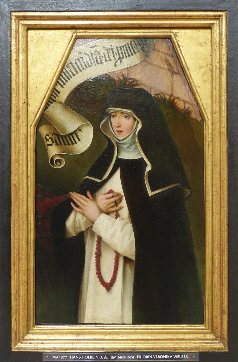 Prieur Veronica Welser - Hans Holbein, o Velho