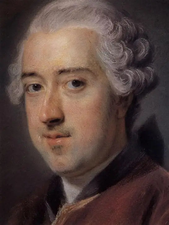 Príncipe Clemente-Venceslau de Saxe - Maurice-Quentin de La Tour