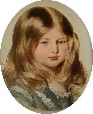 Princesa Amalie de Saxe-Coburgo e Gotha (1848-1894) - Franz Xaver Winterhalter