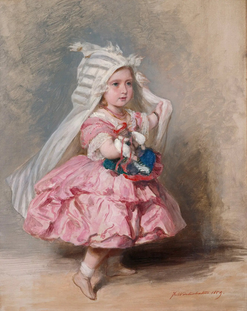 Princesa Béatrice (1857-1944), posteriormente princesa Henri de Battenberg - Franz Xaver Winterhalter