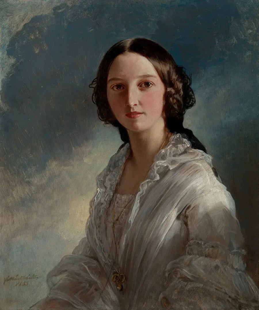 Princesa Feodora de Hohenlohe-Langenburg (1839-1872) - Franz Xaver Winterhalter