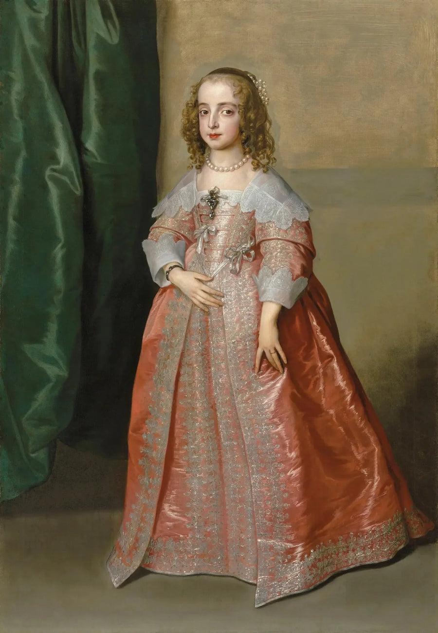 Princesa Maria, filha do rei Carlos I da Inglaterra - Antoine van Dyck