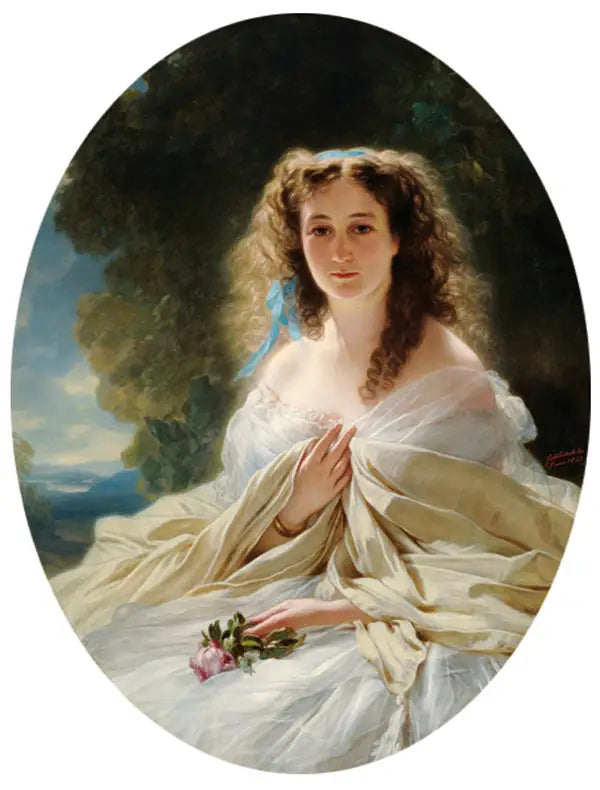 Princesa Olympiada Vladimirovna Bariatinskaia (1822-1904, née Sablukova) - Franz Xaver Winterhalter