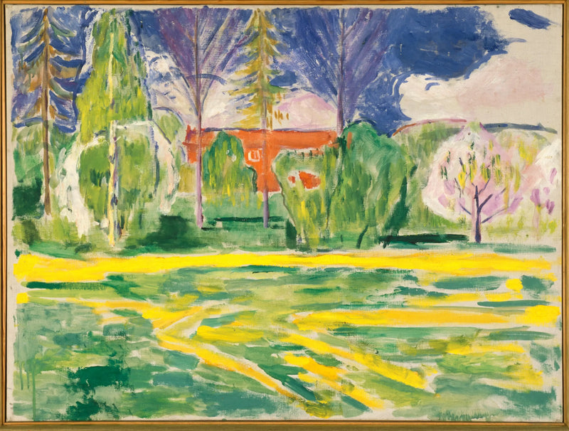 Primavera em Ekely - Edvard Munch