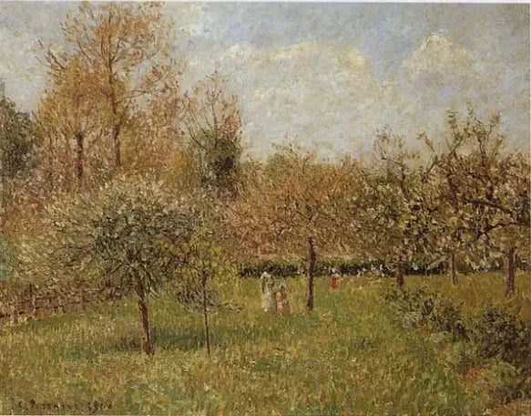 Primavera em Éragny - Camille Pissarro
