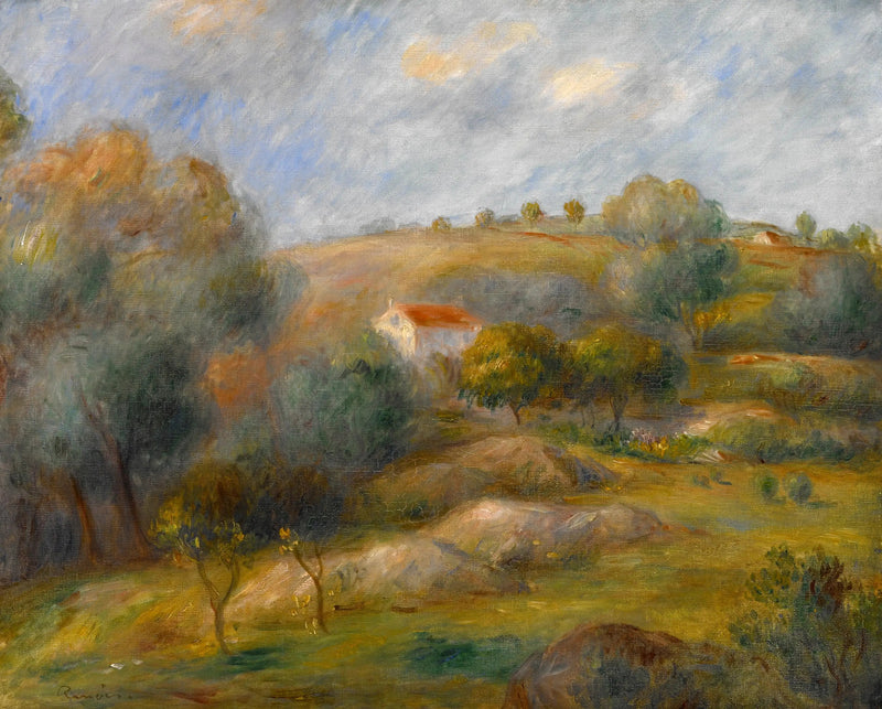 Primavera em Essoyes - Pierre-Auguste Renoir
