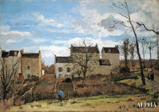 Printemps à Pontoise - Camille Pissarro - Reproductions de tableaux et peintures haut de gamme