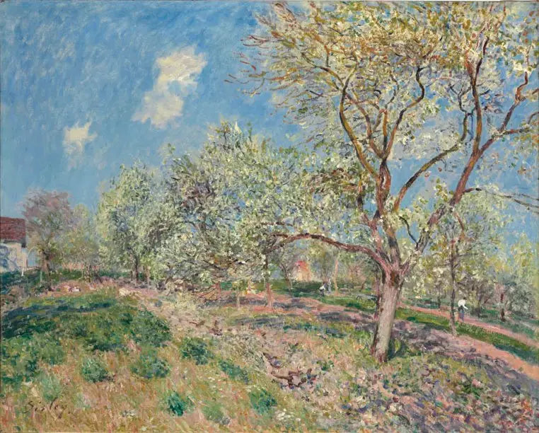 Primavera em Veneux - Alfred Sisley