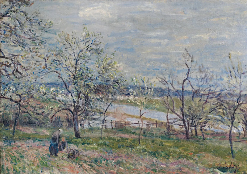 Primavera em Veneux-Nadon - Alfred Sisley