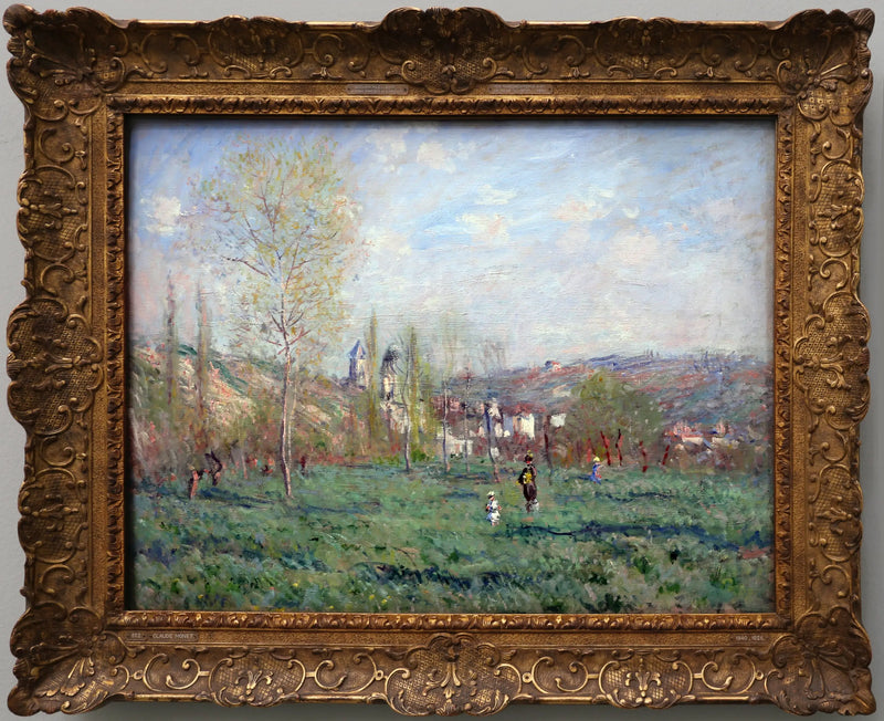 Primavera em Vétheuil - Claude Monet