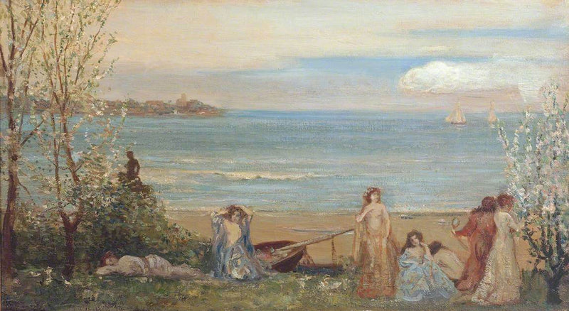 Primavera à beira-mar - Charles Conder