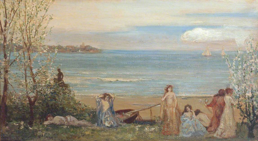 Primavera à beira-mar - Charles Conder
