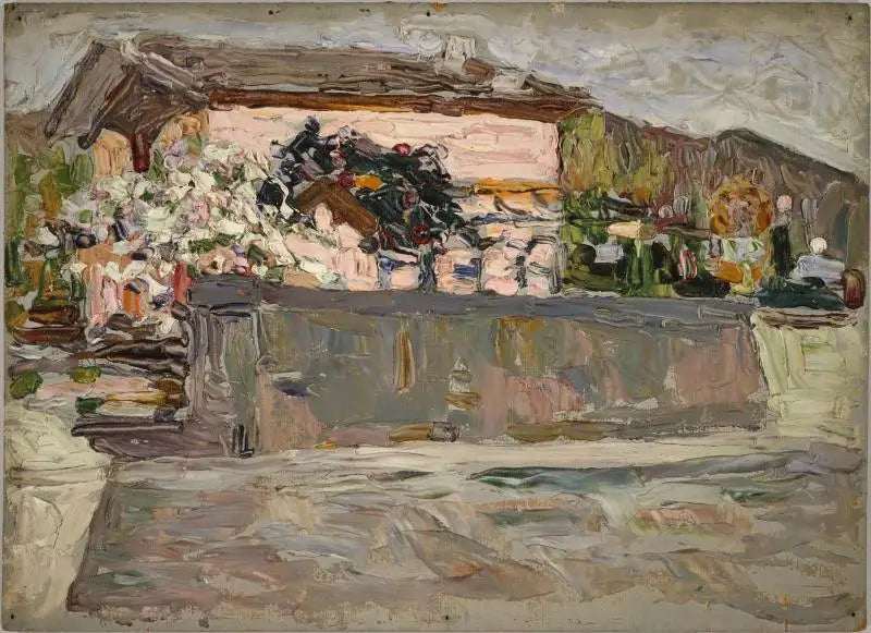 Primavera, nos arredores de Augsburgo - Vassily Kandinsky