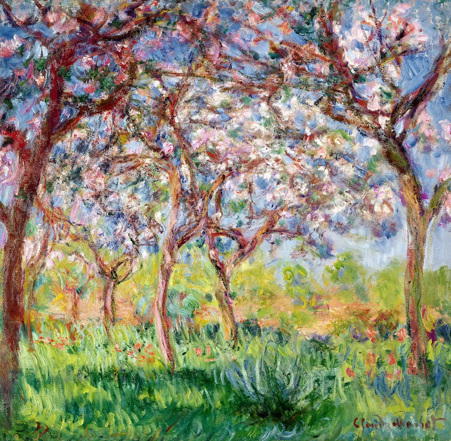A primavera em Giverny - Claude Monet