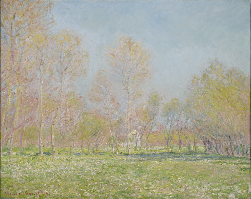 Primavera em Giverny W1243 - Claude Monet