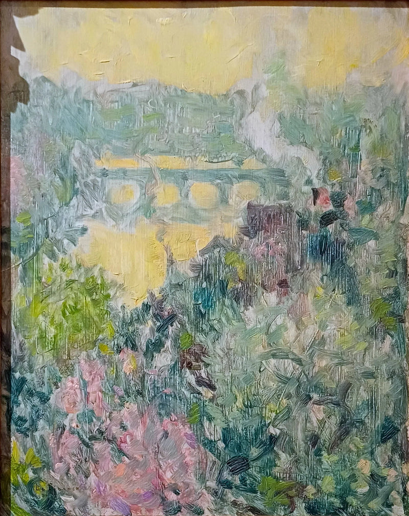 Primavera sobre o Sena - Henri Le Sidaner
