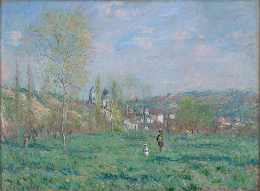 Primavera em Vétheuil W579 - Claude Monet