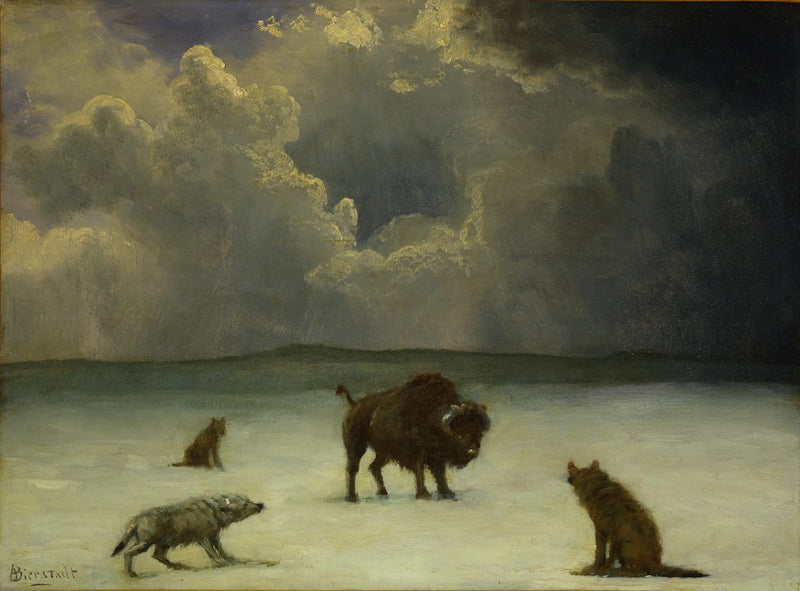 Preso na armadilha - Albert Bierstadt