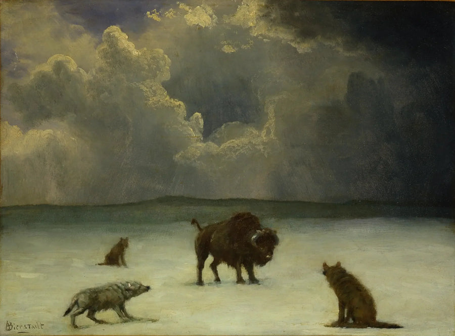 Preso na armadilha - Albert Bierstadt