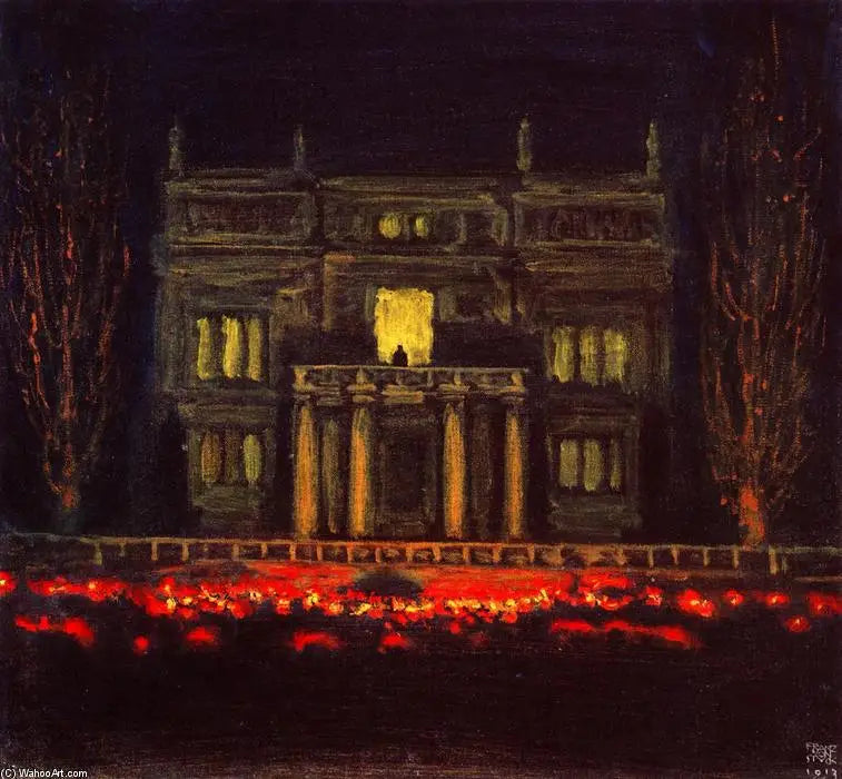 Procissão às Tochas - Franz Von Stuck